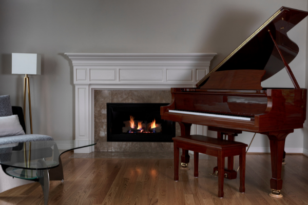 white oak vs red oak flooring - flooring fireplace and piano